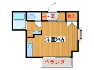 ｺｰﾎﾟ下山２の物件間取画像